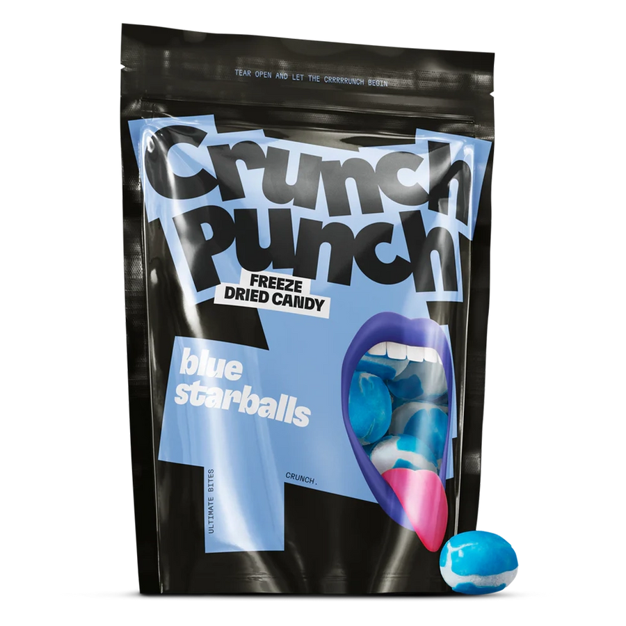 Crunch Punch Freeze Dried Blue Starballs 100g