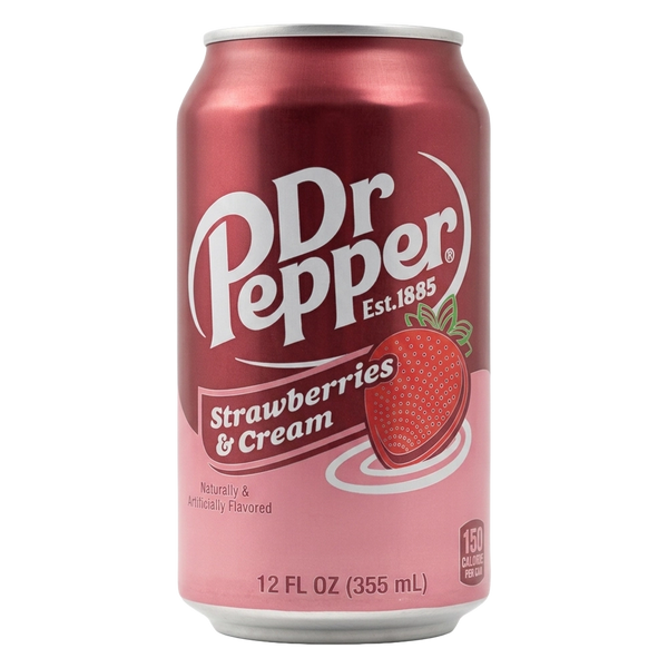 Dr Pepper Strawberries & Cream USA 355ml