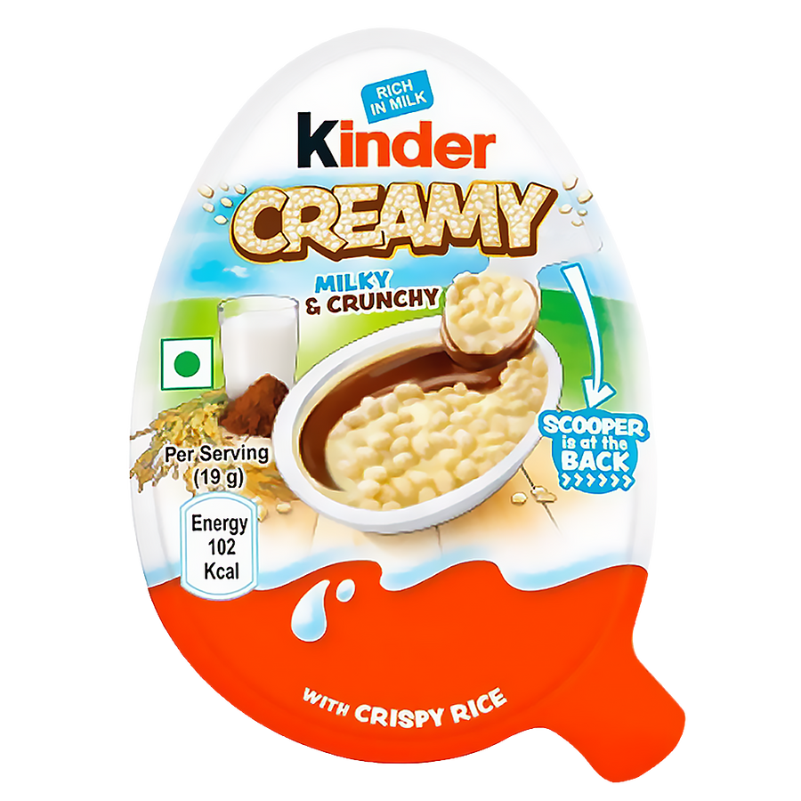 Kinder Creamy Milky & Crunchy 19g