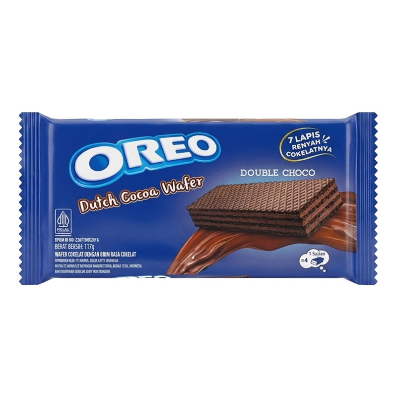OREO Dutch Wafer Double Choco 117g