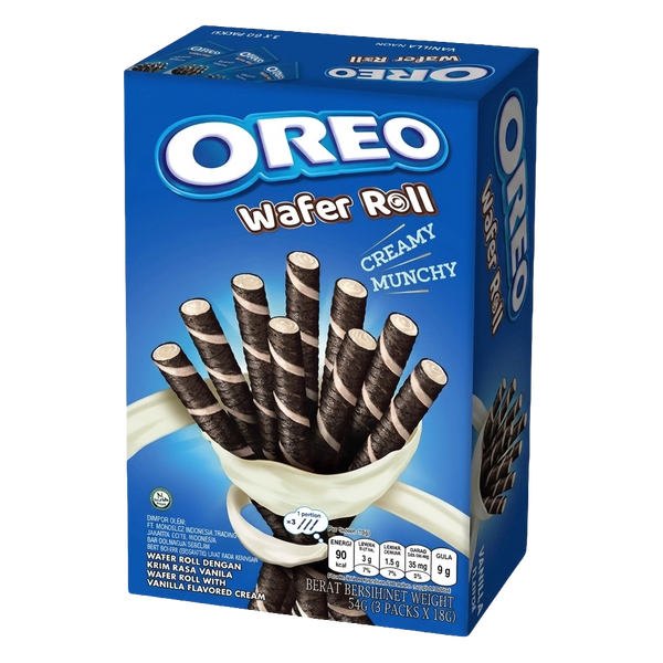 OREO Wafer Roll Vanilla 54g