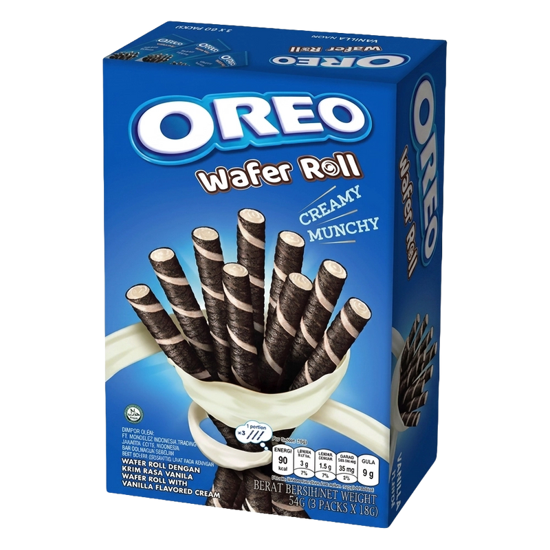 OREO Wafer Roll Vanilla 54g