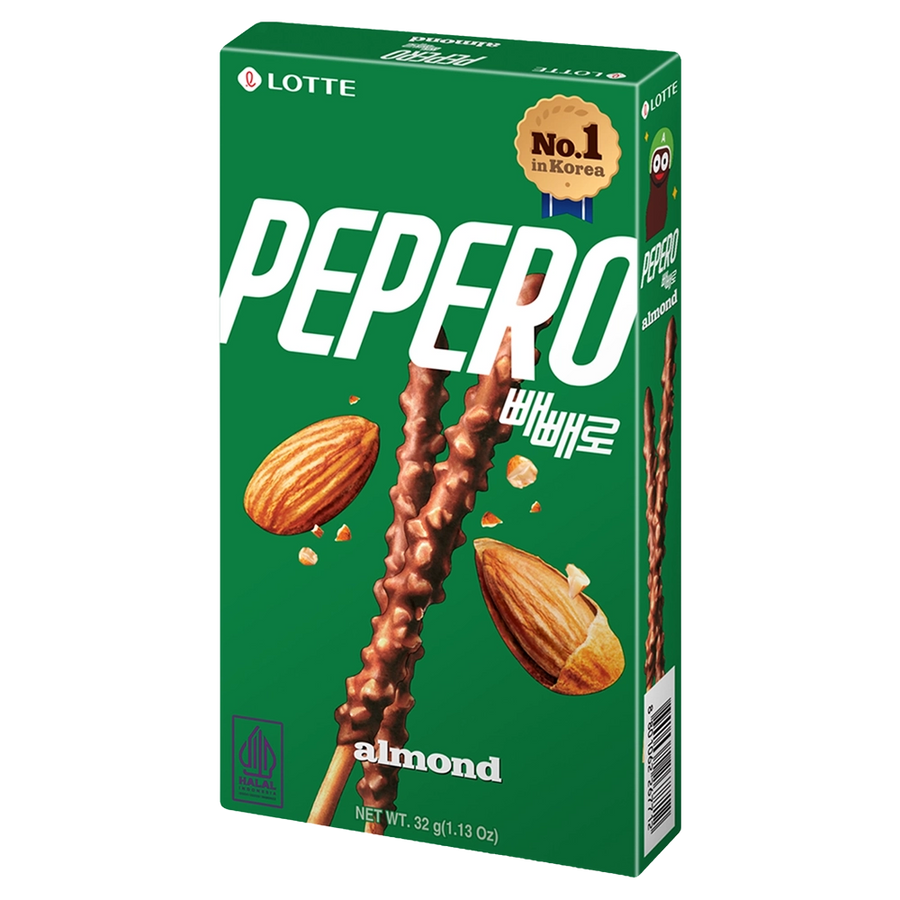 Pepero Almond Flavor Sticks 32g