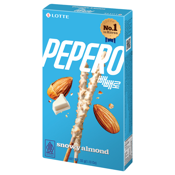 Pepero Snowy Almond Flavor Sticks 32g