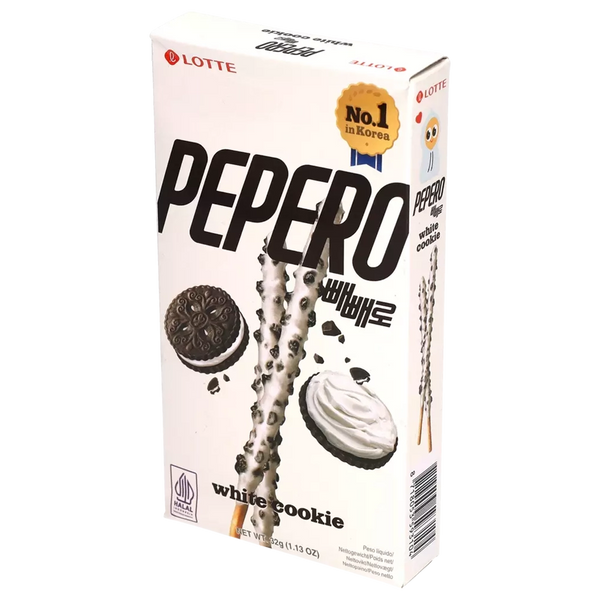 Pepero White Cookie Flavor Sticks 32g