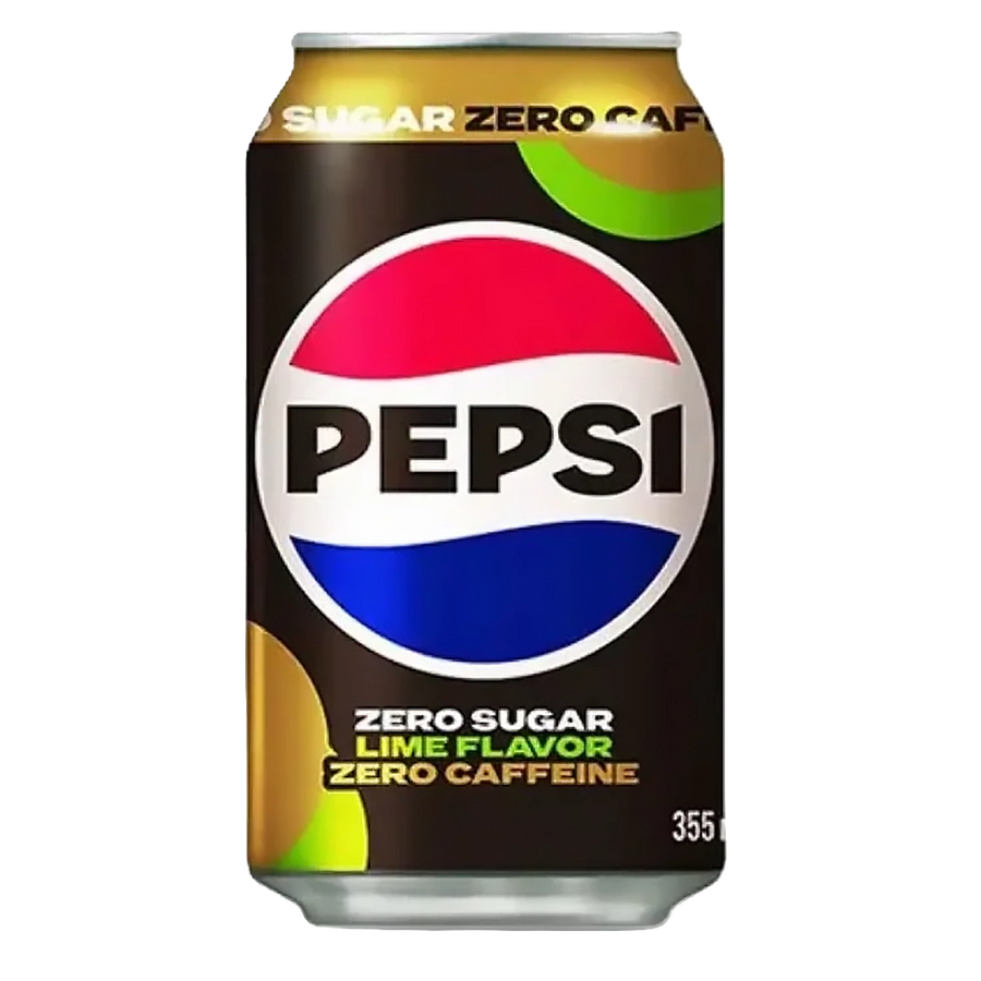 Pepsi Zero Sugar Zero Caffeine Lime 355ml