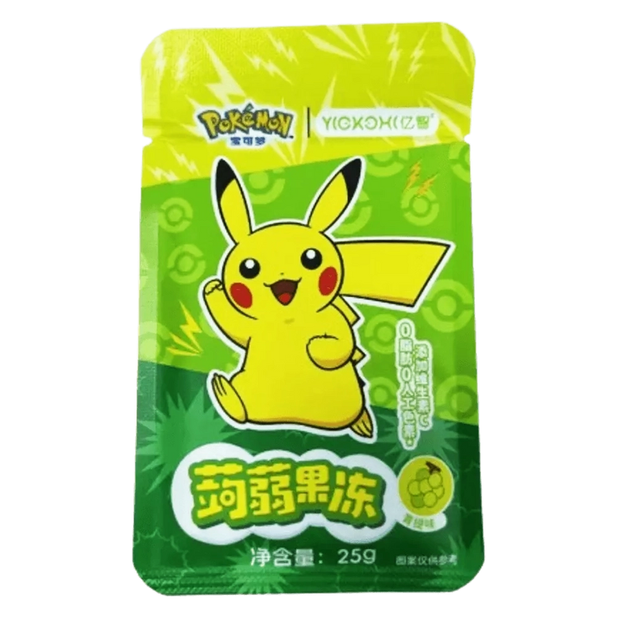 Pokemon Jelly Green Grape Flavor 25g