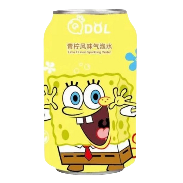 Qdol Spongebob Squarepants Lime Flavor Soda 330ml