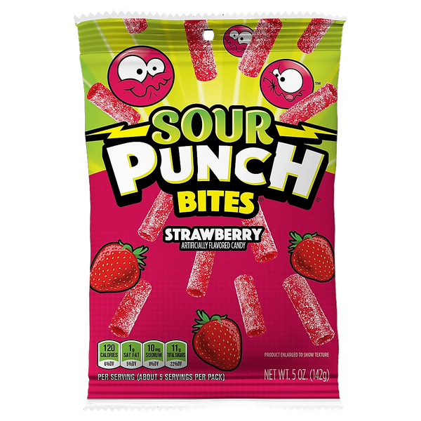 Sour Punch Bites Strawberry 142g