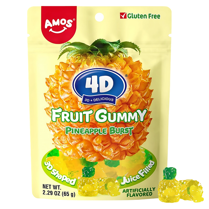 Amos 4D Pineapple Juice Burst 65g