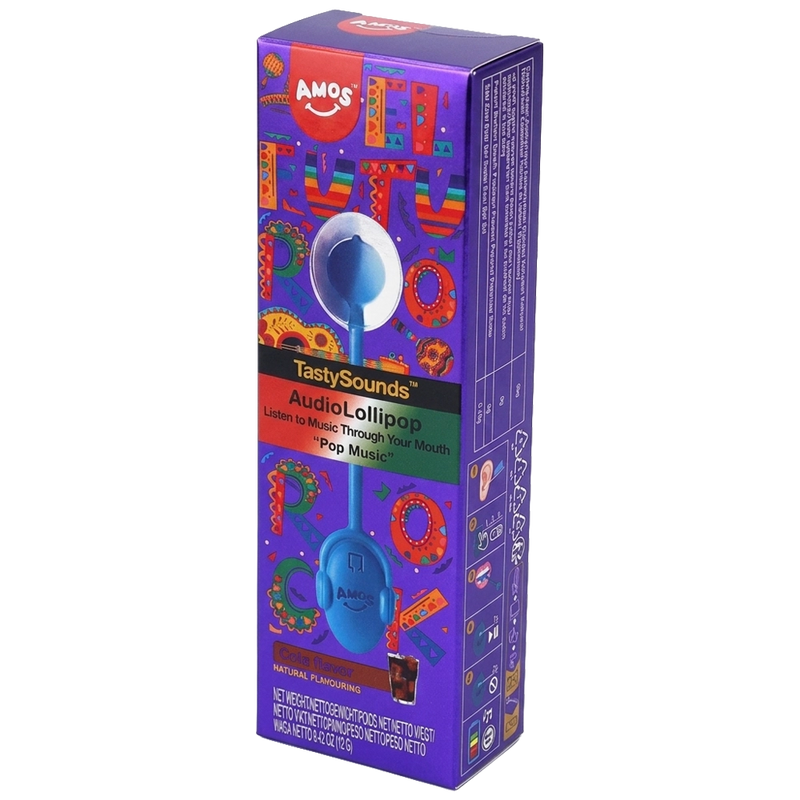 Amos TastySounds Lollipop Cola - El Futuro Music 12g