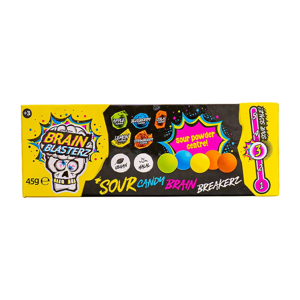 Brain Blasterz Sour Candy Brain Breakers Level 3 Sour 45g