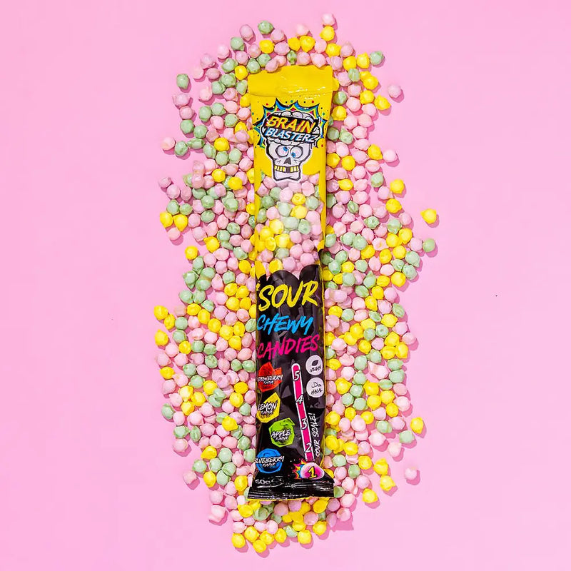 Brain Blasterz Sour Chewy Candies Level 1 Sour 60g