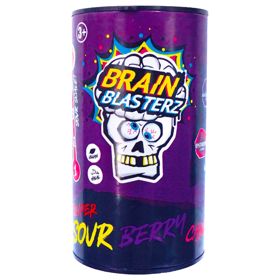 Brain Blasterz Super Sour Berry Candy Level 5 Sour 48g