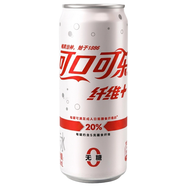 Coca Cola Fiber Plus Sugar Free 330ml