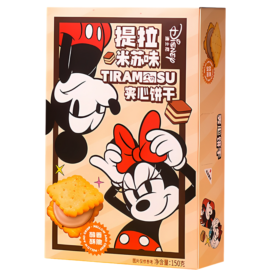 Disney Mickey Mouse Filled Biscuit Tiramisu Flavor 150g