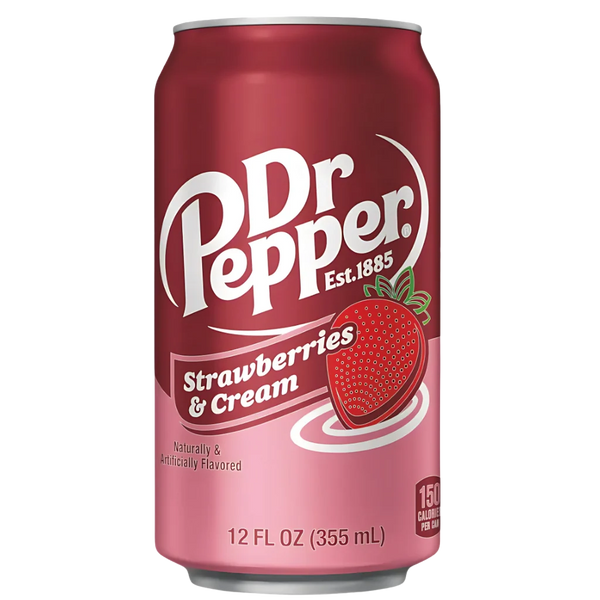 Dr Pepper Strawberries & Cream 355ml