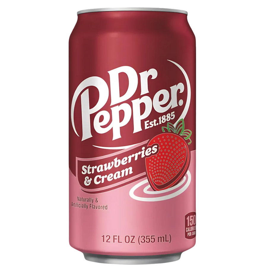 Dr Pepper Strawberries & Cream 355ml