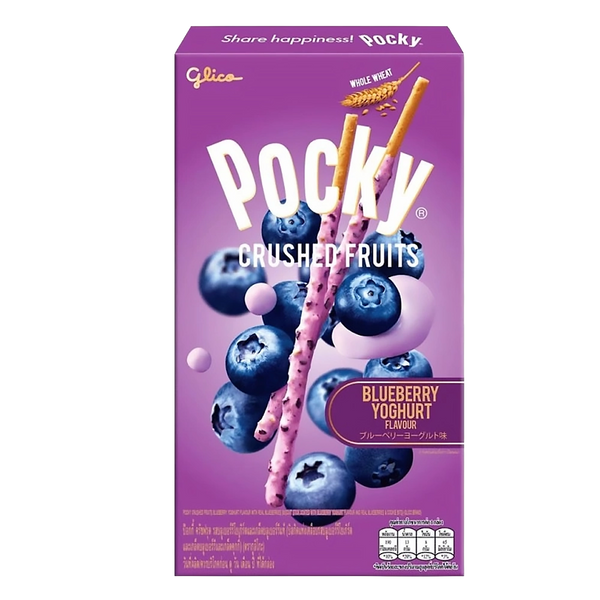 Glico Pocky Crushed Fruits Blueberry Yoghurt 38g THA