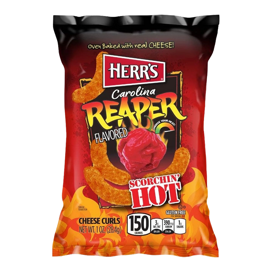 Herr's Carolina Reaper Cheese Curls 28g