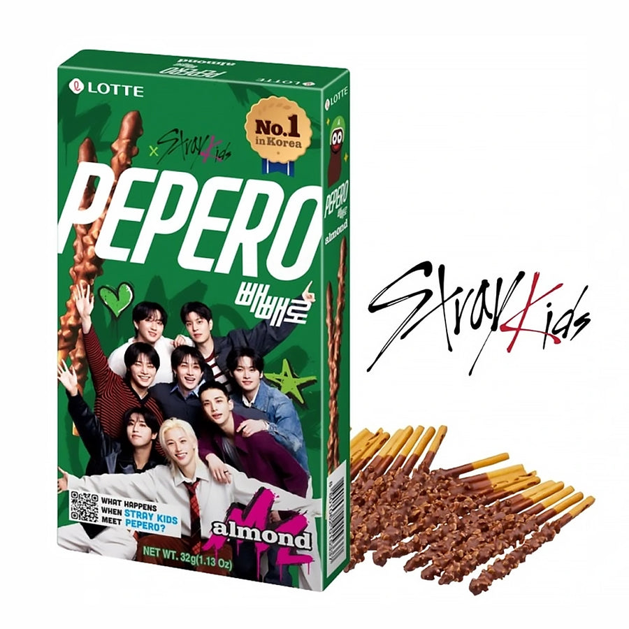 Lotte Pepero Stray Kids Almond 32g KOR
