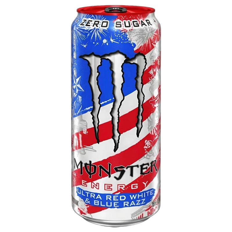 Monster Energy Ultra Red White Blue Razz USA 473ml