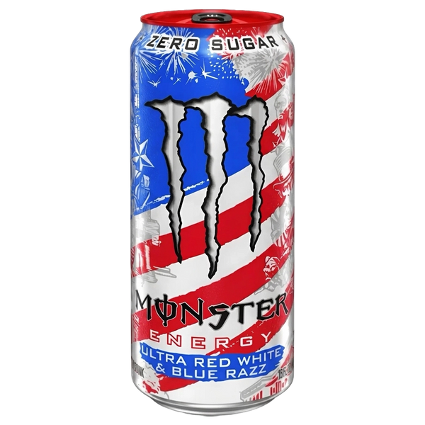 Monster Energy Ultra Red White Blue Razz USA 473ml