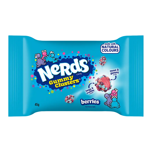 Nerds Berries Clusters 45g