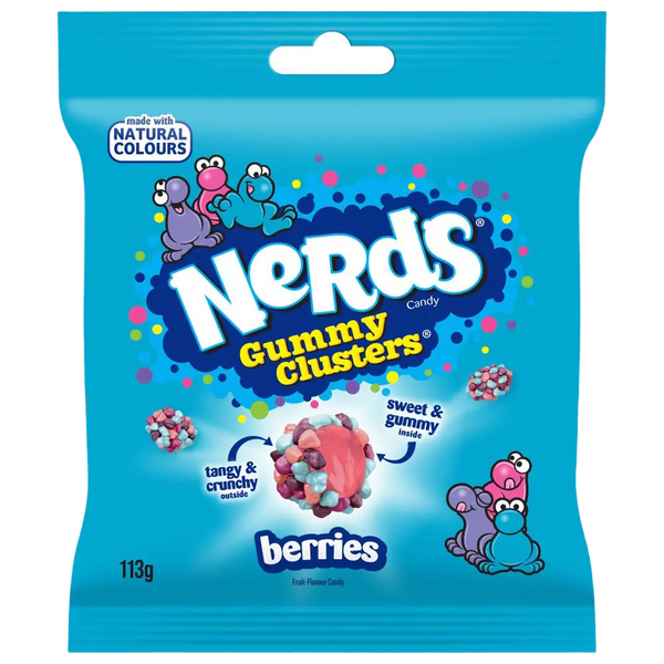 Nerds Berries Clusters Family Size 113g