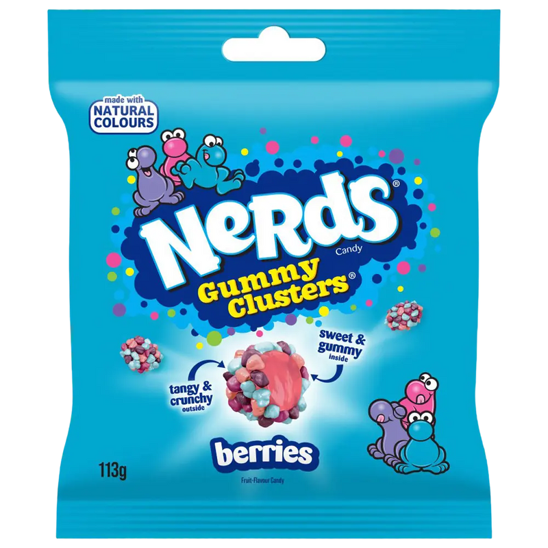 Nerds Berries Clusters Family Size 113g