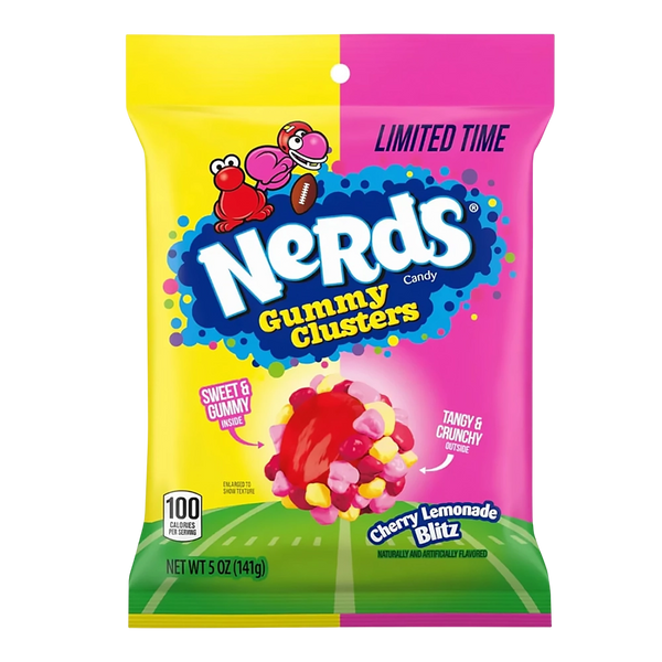 NERDS Gummy Clusters Cherry Lemonade Blitz 141g