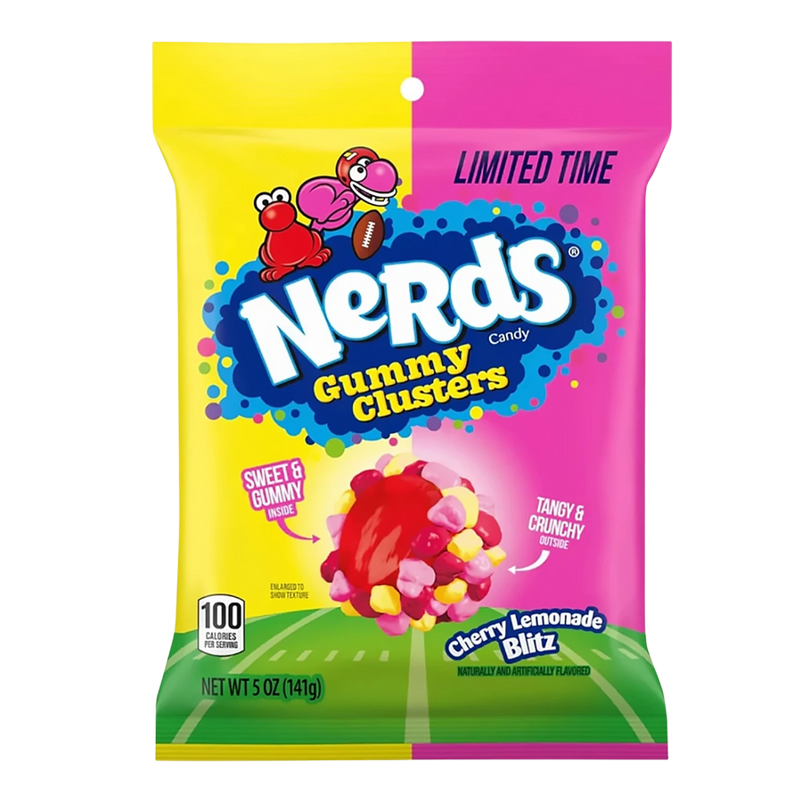 NERDS Gummy Clusters Cherry Lemonade Blitz 141g