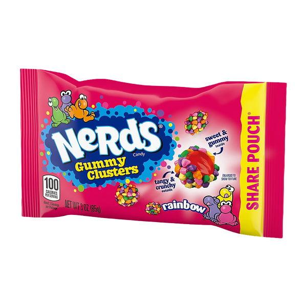 NERDS Rainbow Clusters SharePouch 85g