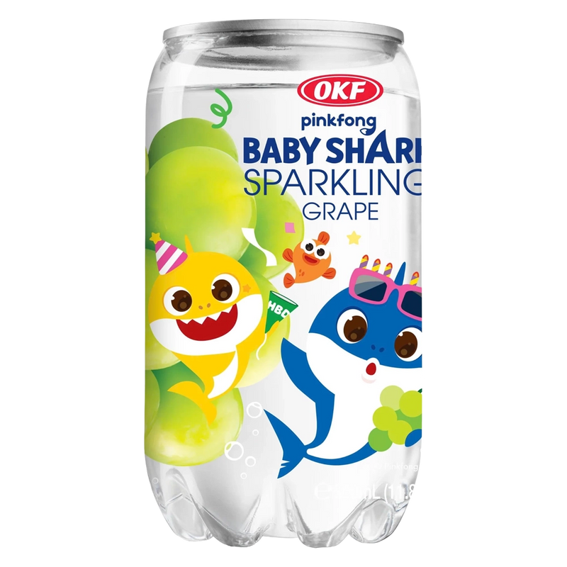 OKF Sparkling Baby Shark Grape Drink 350ml KOR