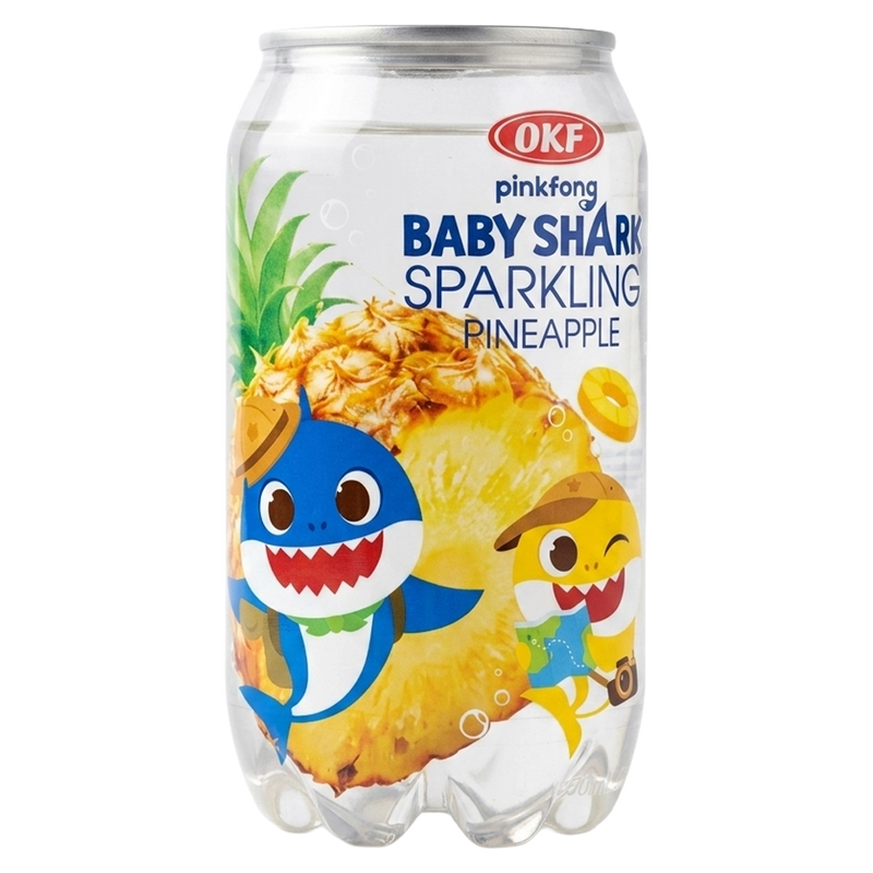 OKF Sparkling Baby Shark Pineapple Drink 350ml KOR