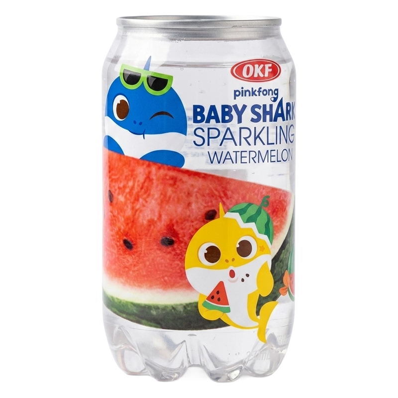 OKF Sparkling Baby Shark Watermelon Drink 350ml KOR