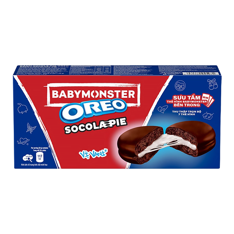Oreo BABYMONSTER Socola Pie Original 168g