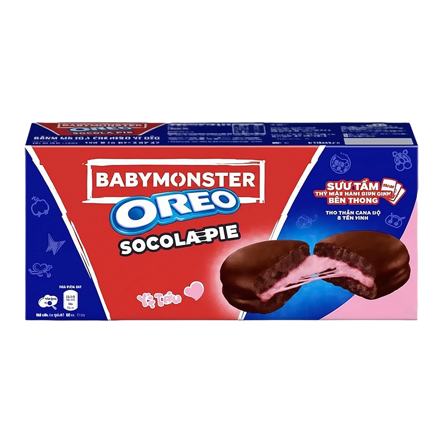 Oreo BABYMONSTER Socola Pie Strawberry 168g