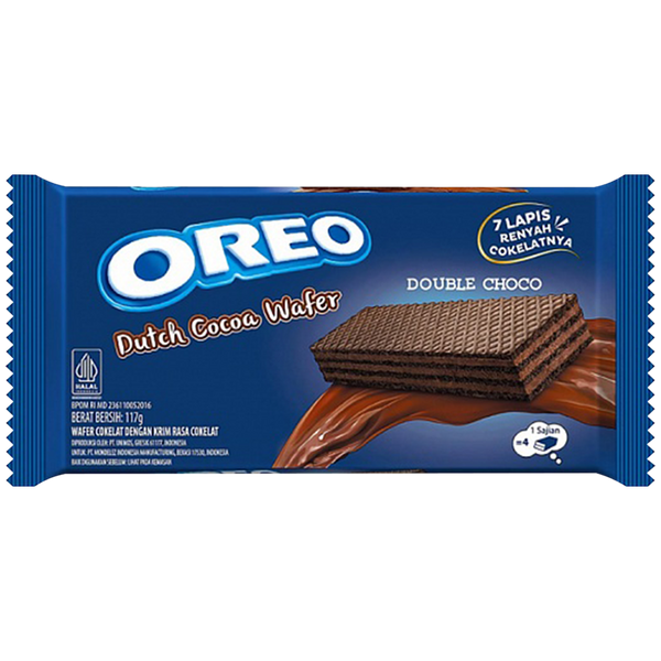 Oreo Dutch Wafer Double Choco 117g