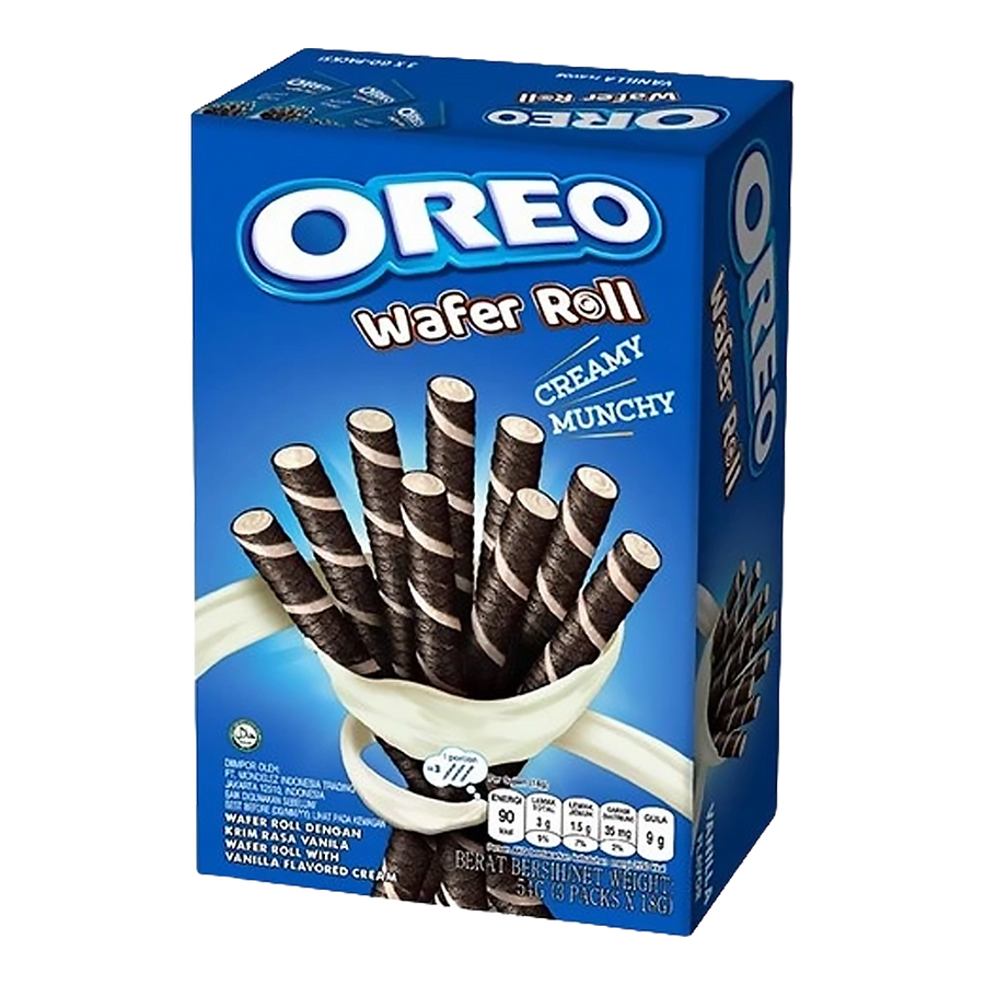 Oreo Wafer Rolls Vanilla 54g VNM