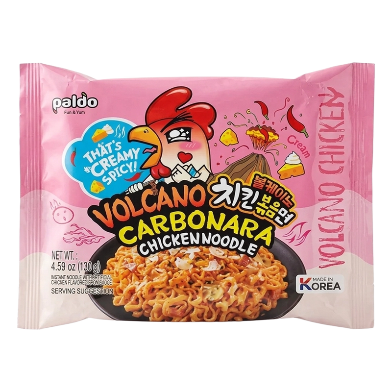 Paldo Volcano Carbonara Noodles 130g