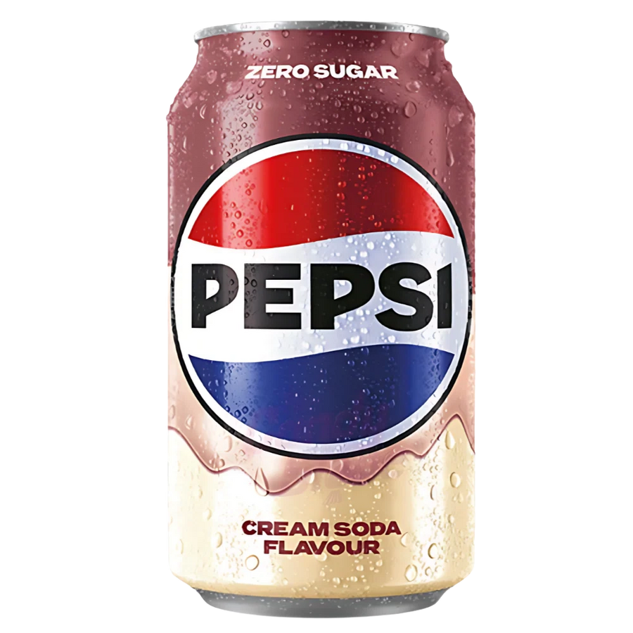Pepsi Zero Sugar Cream Soda 330ml