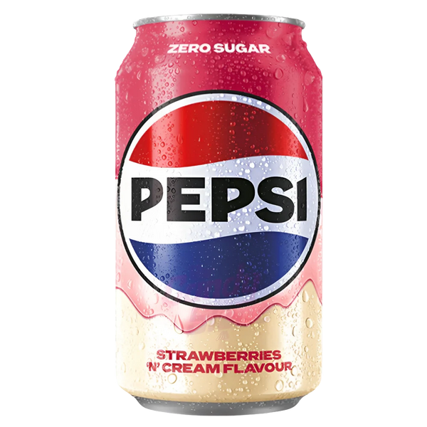 Pepsi Zero Sugar Strawberries & Cream 330ml