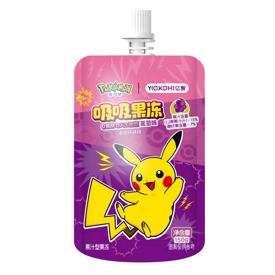 Pokemon Inhales The Jelly Grape Flavor 150g