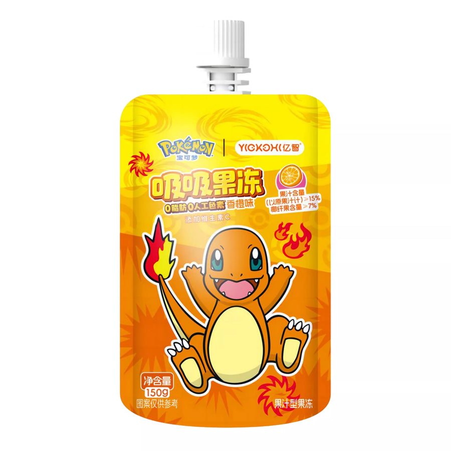 Pokemon Inhales The Jelly Orange Flavor 150g