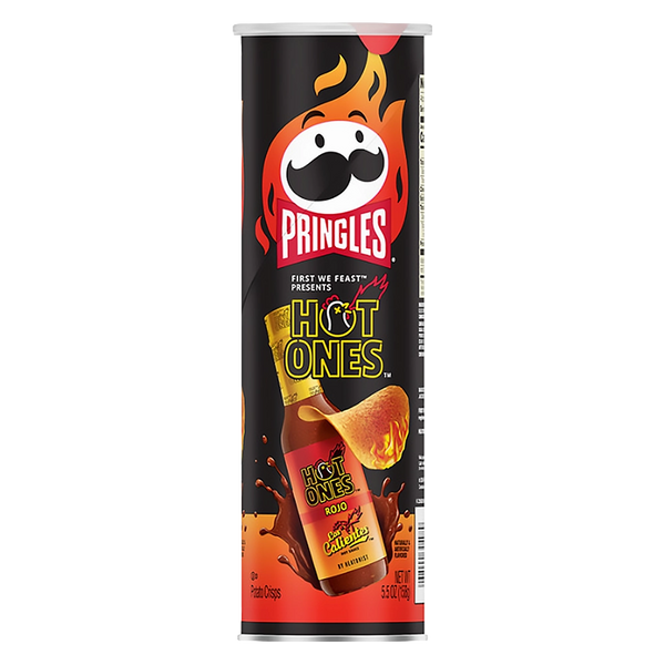 Pringles Hot Ones Rojo 158g USA