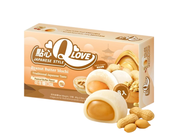 QLove Peanut Butter Mini Mochi 80g