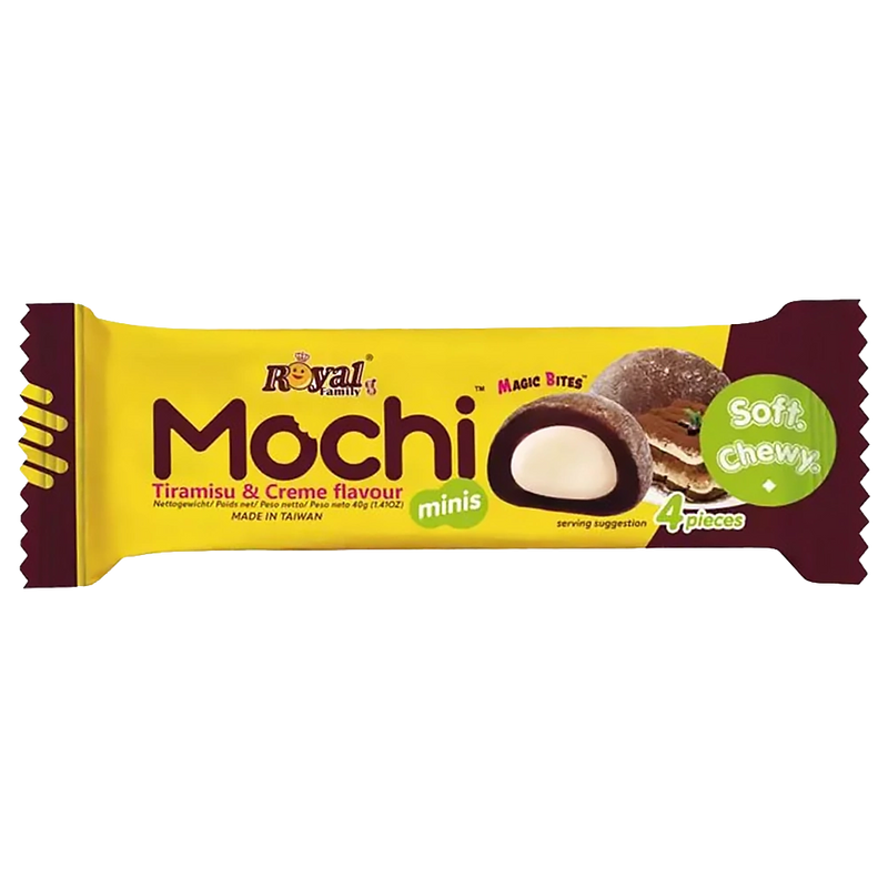 Royal Family Mochi Mini Tiramisu & Creme 40g