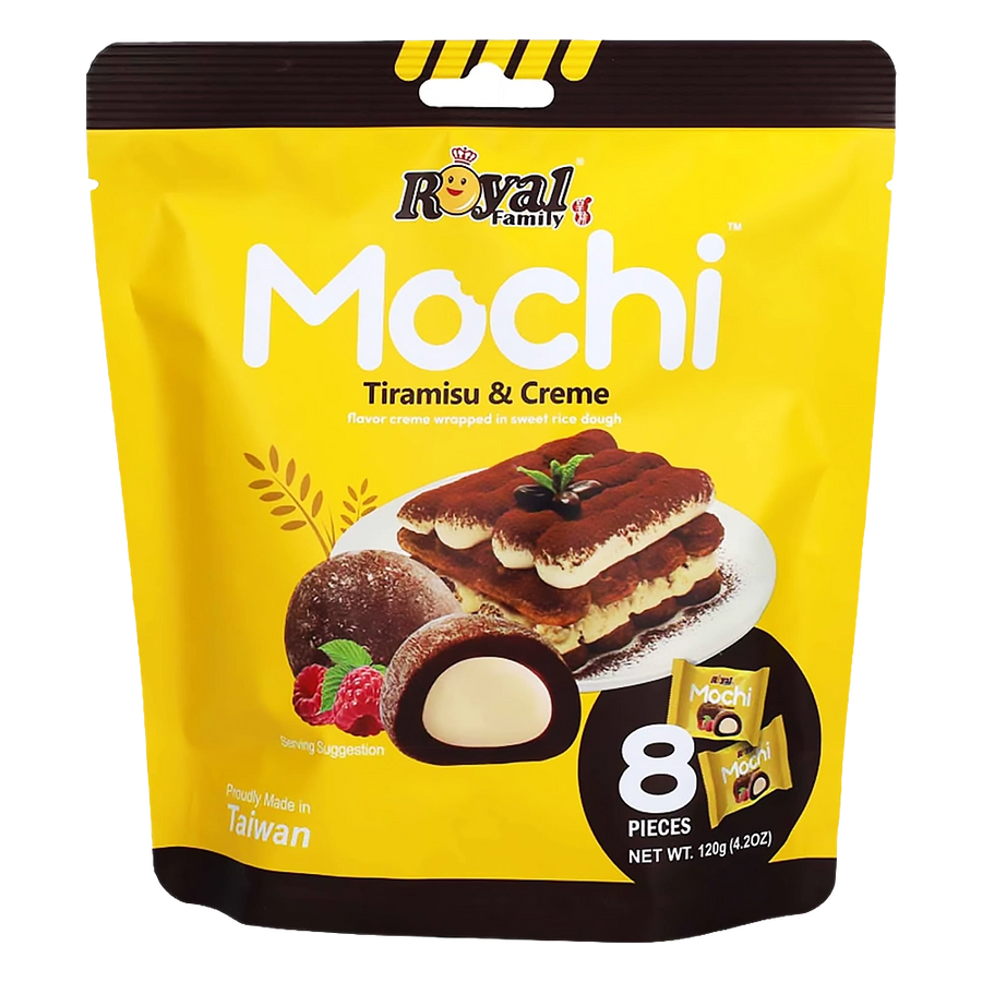 Royal Family Mochi Tiramisu & Creme flavor 120g