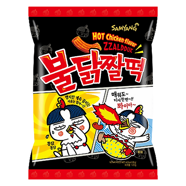 Samyang Zzaldduk Hot Chicken Snack 120g